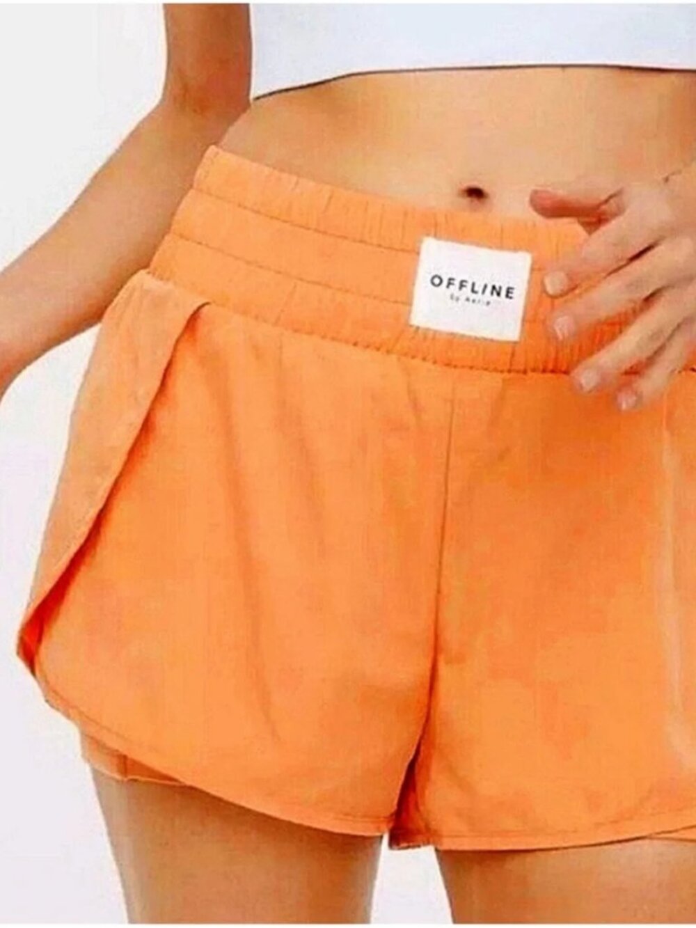 🧡 OFFLINE by Aerie The Hugger High Waisted Running Shorts